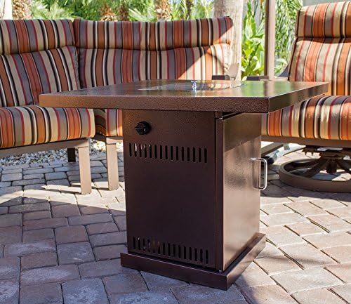 AZ Patio Heaters 30" Prpopane Fire Pit Bronze Finish