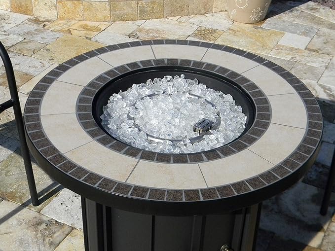 AZ Patio Heaters 30" Round Tile Fire Pit