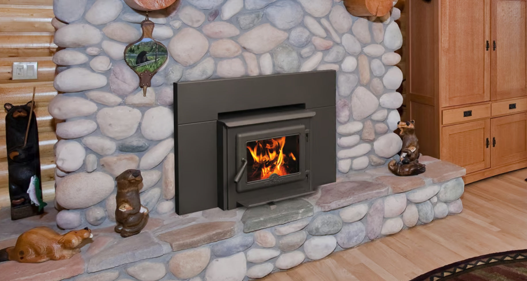 True North TN20 B Series Wood Burning Fireplace Insert