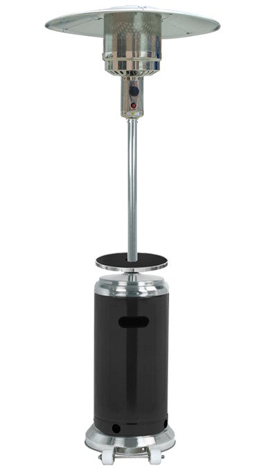 AZ Patio Heaters Stainless Steel/Black With Table