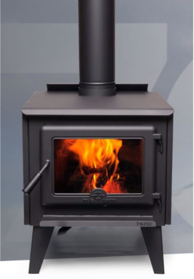 True North TN25C Wood Burning Stove with Legs