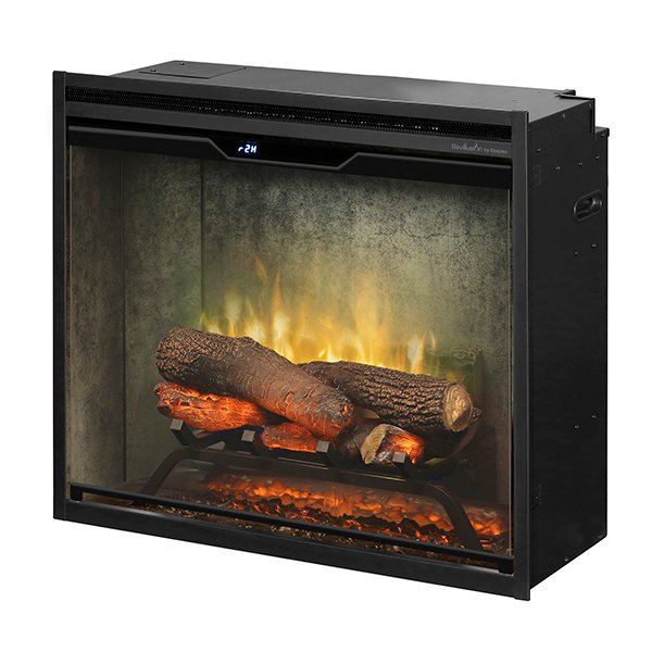 Dimplex 24" Revillusion Built-In Firebox - Weathered Concrete - RBF24DLXWC
