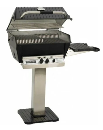 Broilmaster Premium NG Gas Grill Package w/Stainless Steel Patio Post