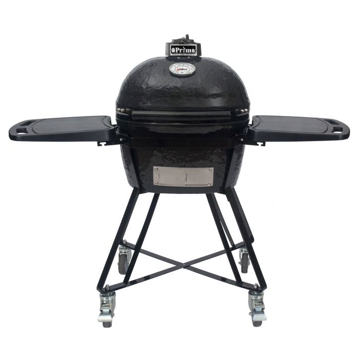 Primo Oval Junior 2000 Series All-In-One Kamado Charcoal Grill/Smoker PGCJRC