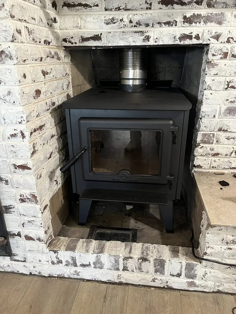 True North TN20 B Series Wood Burning Stove with Legs